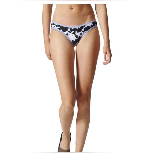 ADIDAS BY STELLA MCCARTNEY Priblue Floral Reversible Bikini Bottoms Size XS - Picture 3 of 13